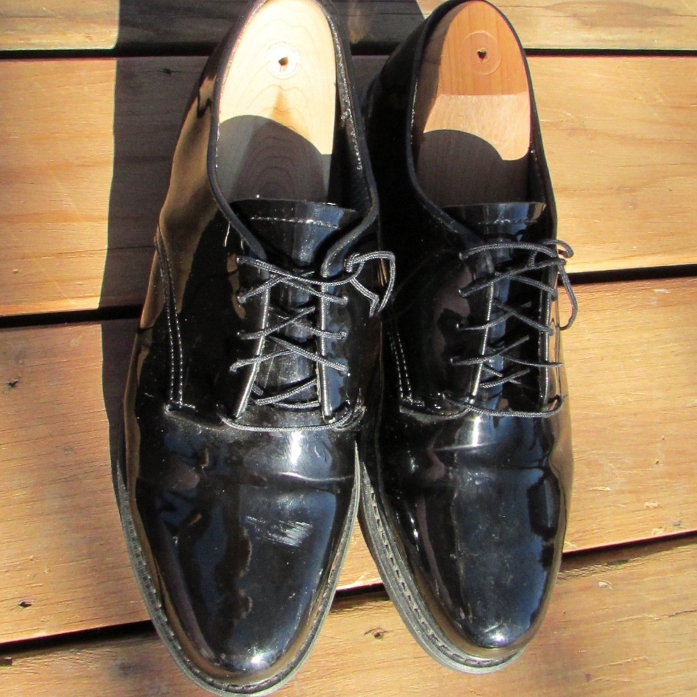 Capps Air-Lite High Gloss Uniform Oxfords